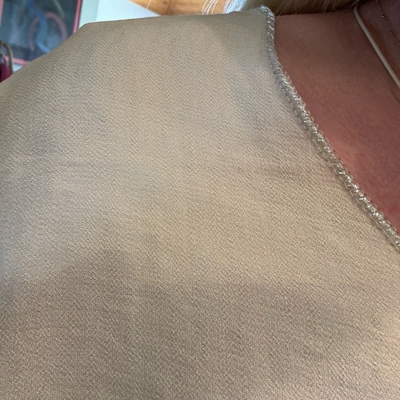 Italian Linen Silver Stitch Top, Made In Italy - Picture 10 of 12